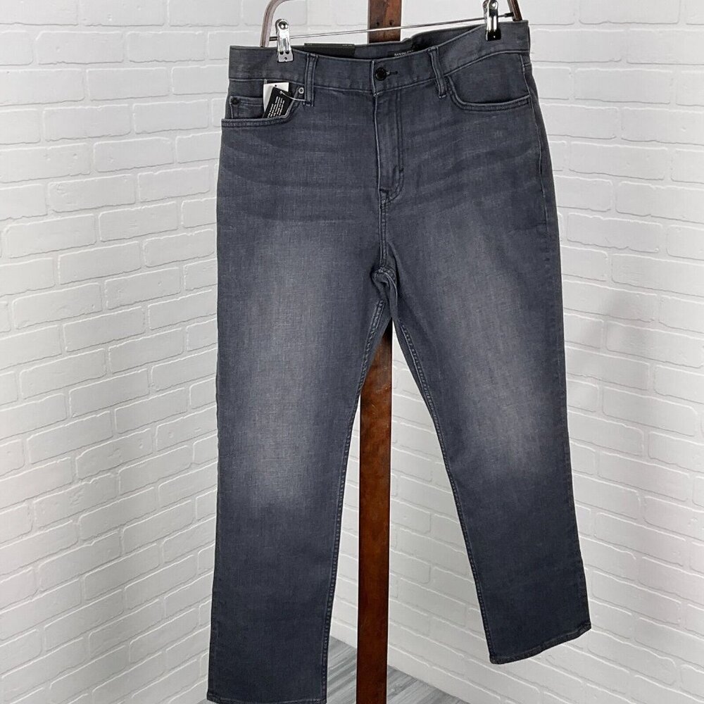 Banana Republic Jeans Men 34Wx30L Gray Slim Fit‎ Loren Rapid Movement Straight